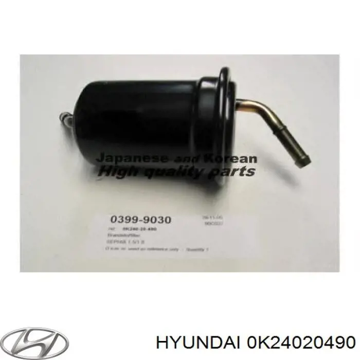 Filtro combustible 0K24020490 Hyundai/Kia