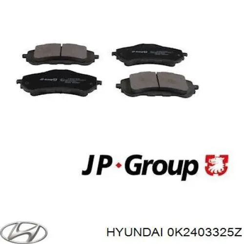 Ремкомплект переднего суппорта 0K2403325Z Hyundai/Kia