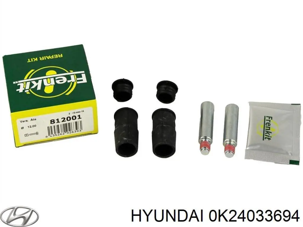 Направляющая суппорта переднего Hyundai/Kia 0K24033694
