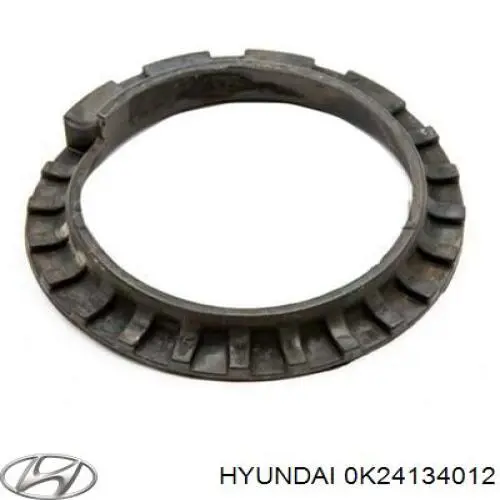 0K24134012 Hyundai/Kia espaçador (anel de borracha da mola dianteira superior)