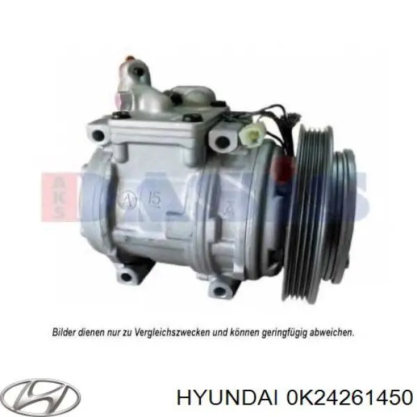 Компрессор кондиционера 0K24261450 Hyundai/Kia