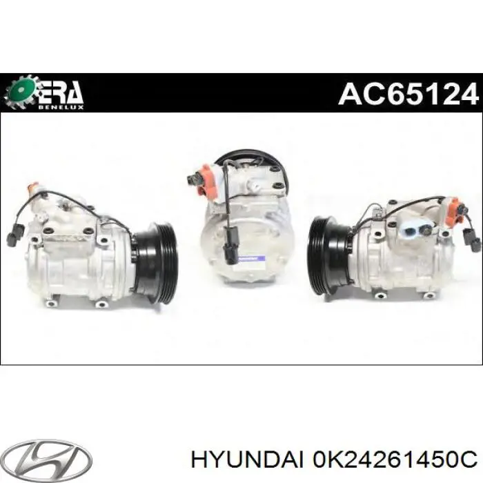Компрессор кондиционера 0K24261450C Hyundai/Kia