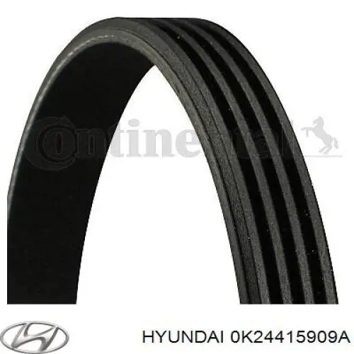 Ремень кондиционера Hyundai/Kia 0K24415909A