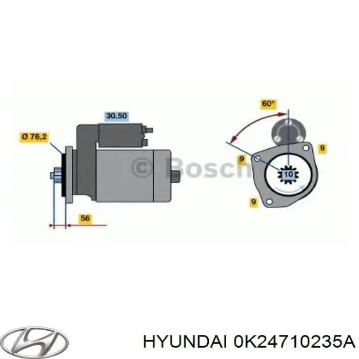 Купить 0K24710235A Hyundai/Kia Прокладка клапанной крышки двигателя