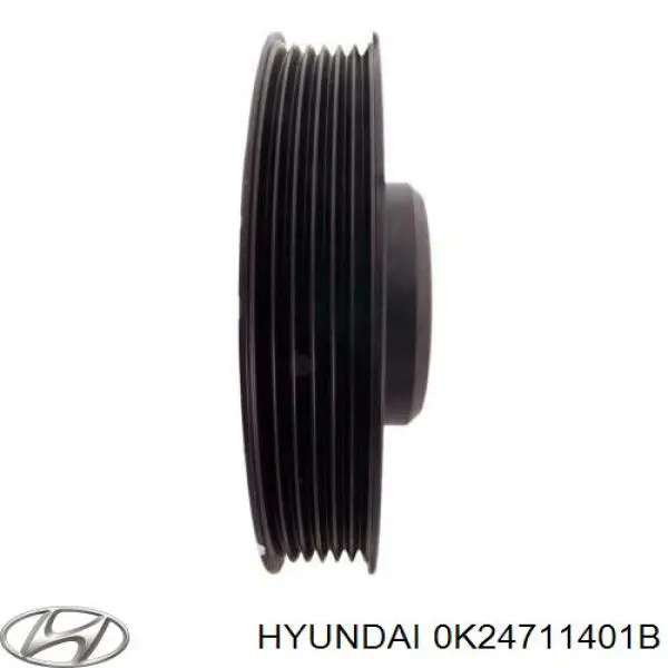 Шкив коленвала (демпфер) Hyundai/Kia 0K24711401B цена, от 22.81 USD