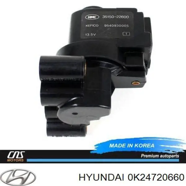 Регулятор холостого хода OK24720660 Hyundai/Kia