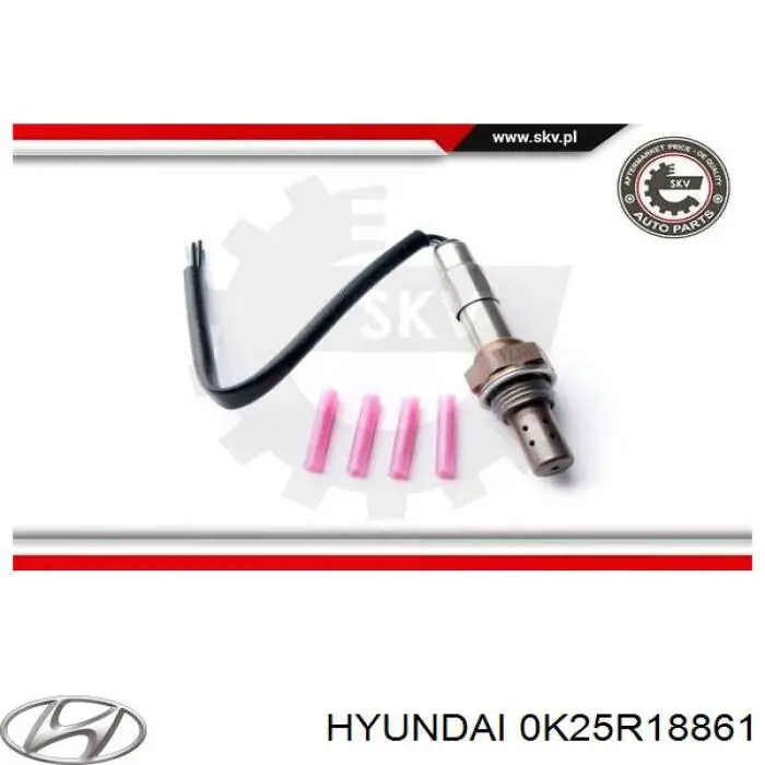 Купить 0K25R18861 Hyundai/Kia Лямбда-зонд, датчик кислорода после катализатора