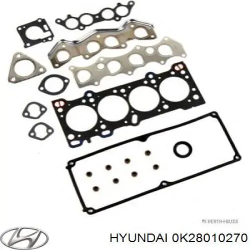 Комплект прокладок двигателя 0K28010270 Hyundai/Kia