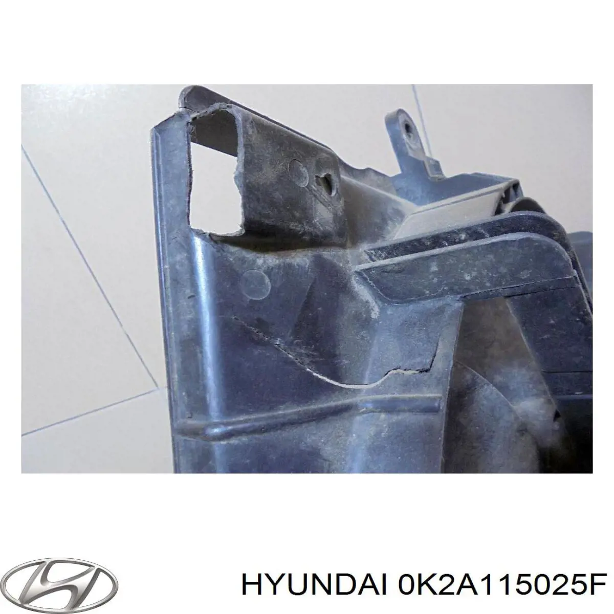 Диффузор радиатора охлаждения в сборе с мотором и крыльчаткой Hyundai/Kia 0K2A115025F цена, от 28.78 USD