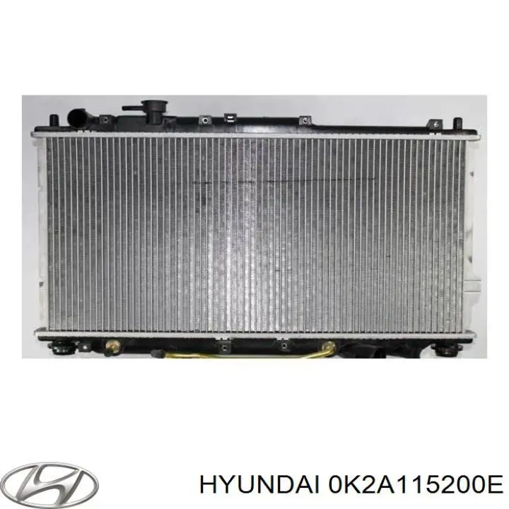 Радиатор 0K2A115200E Hyundai/Kia