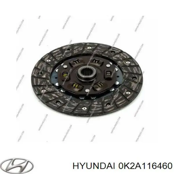 Диск сцепления 0K2A116460 Hyundai/Kia