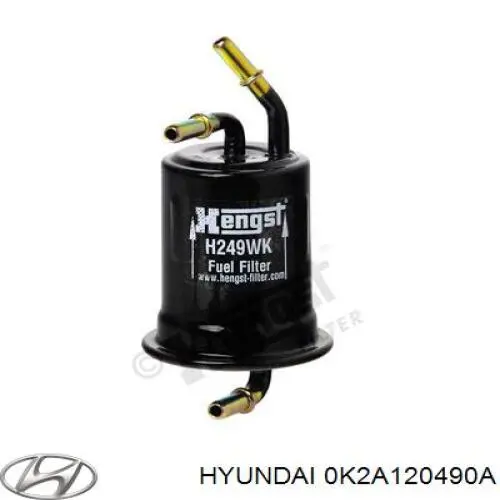 Купить 0K2A120490A Hyundai/Kia Фильтр-отстойник топлива грубой очистки
