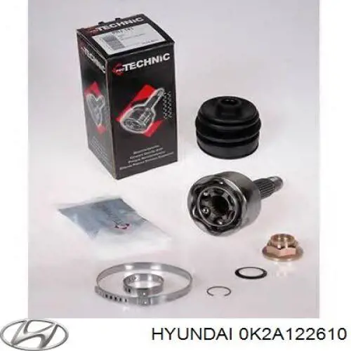 ШРУС наружный передний 0K2A122610 Hyundai/Kia