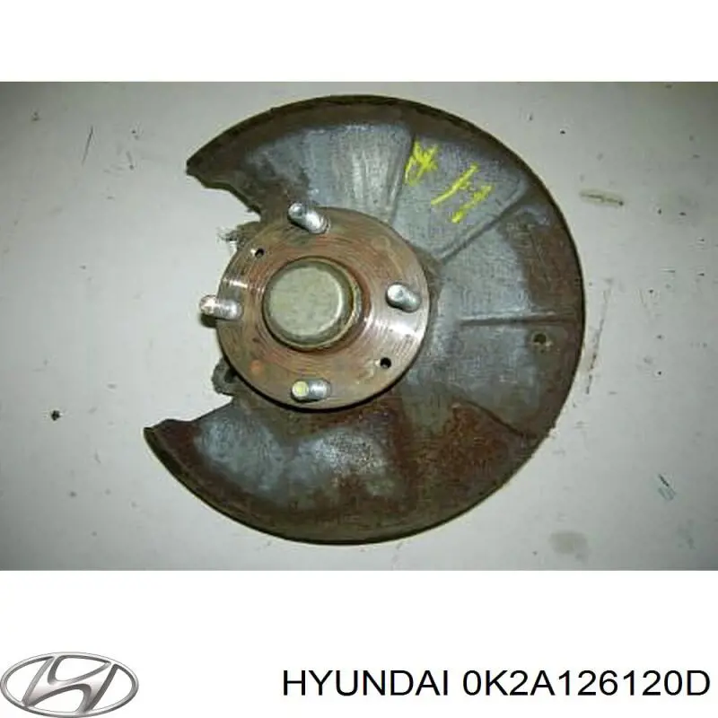 0K2A126120D Hyundai/Kia Цапфа левая
