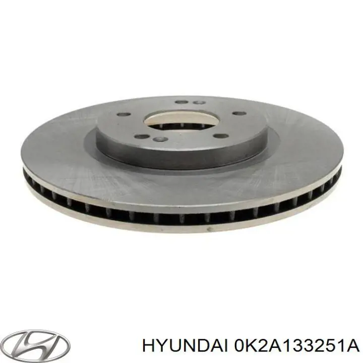 0K2A133251A Hyundai/Kia диск тормозной передний