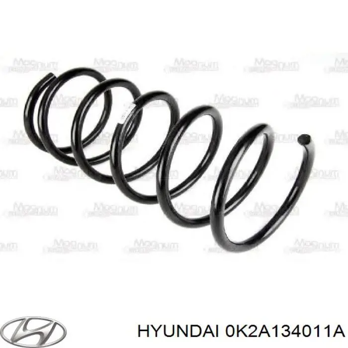 Передняя пружина 0K2A134011A Hyundai/Kia