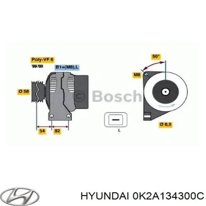 Правый рычаг передней нижней подвески Hyundai/Kia 0K2A134300 цена, от 76.73 USD