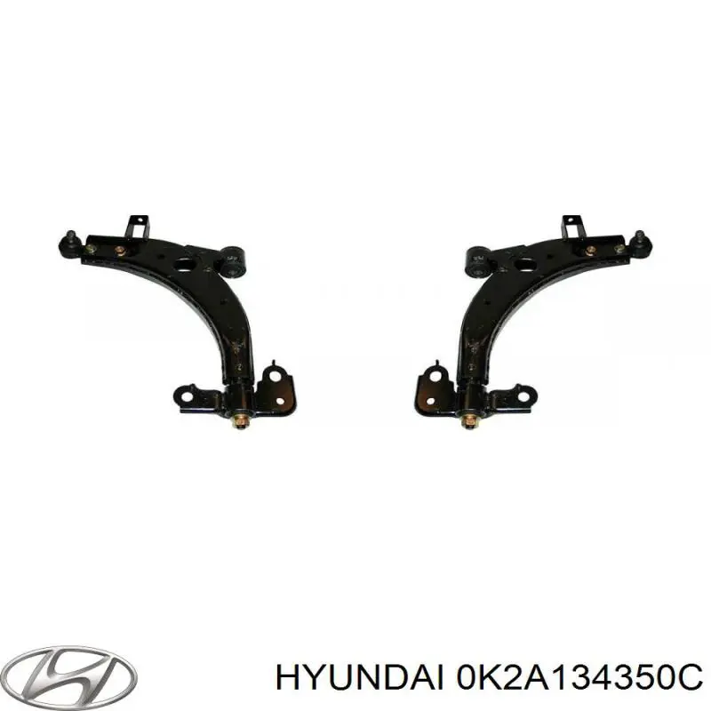 0K2A134350C Hyundai/Kia рычаг передней подвески нижний левый