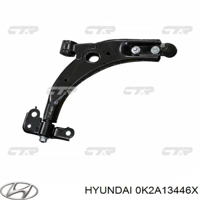 Сайлентблок переднего нижнего рычага Hyundai/Kia 0K2A13446X