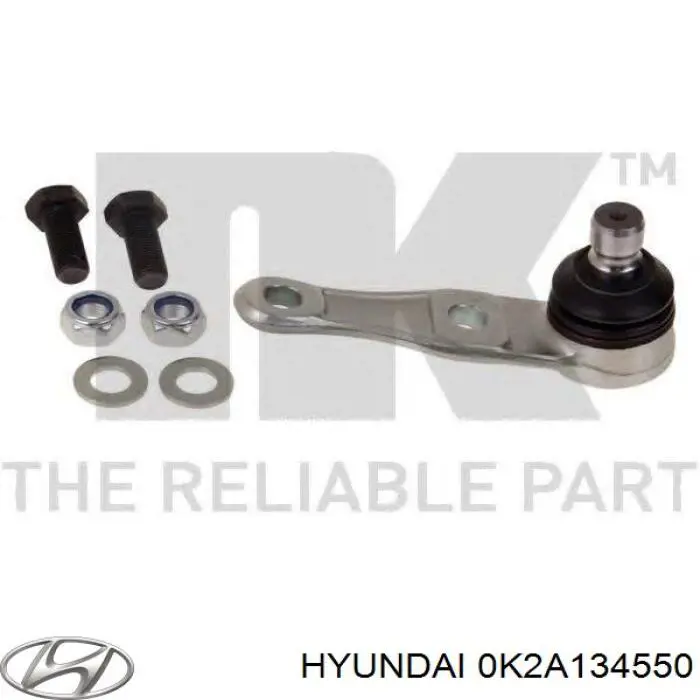 Нижняя шаровая опора 0K2A134550 Hyundai/Kia