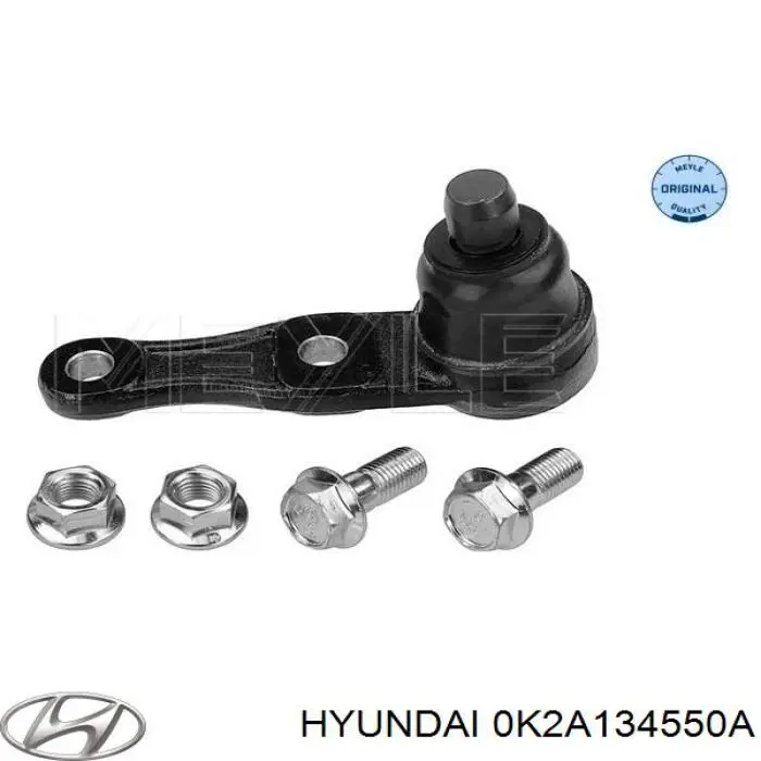 Нижняя шаровая опора 0K2A134550A Hyundai/Kia