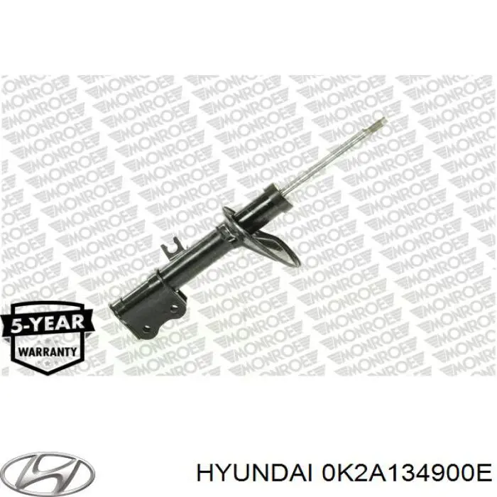 Амортизатор передний левый 0K2A134900E Hyundai/Kia