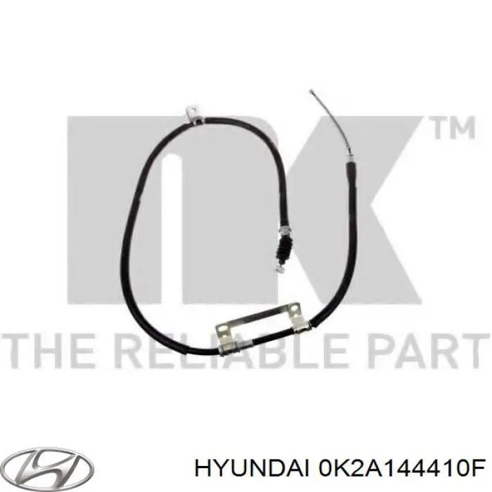 Трос стояночного тормоза задний правый Hyundai/Kia 0K2A144420F цена, от 16.52 USD