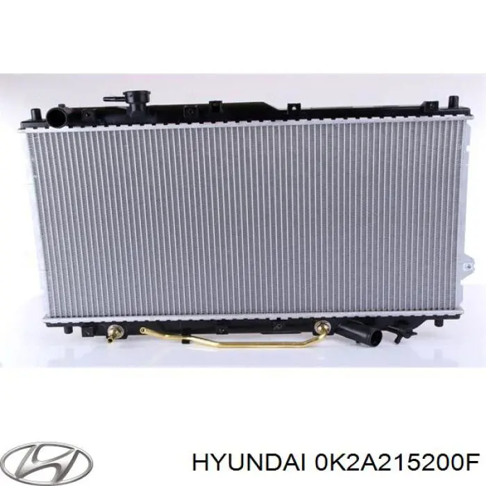 Радиатор 0K2A215200F Hyundai/Kia