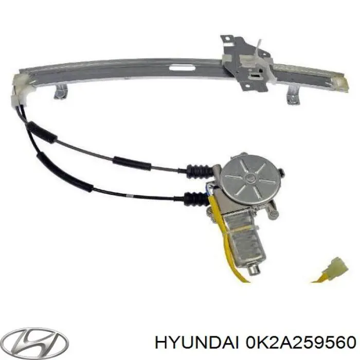 Механизм стеклоподъемника двери передней левой 0K2A259560 Hyundai/Kia