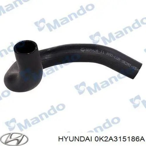 Купить K2A315186 Hyundai/Kia Патрубок радиатора
