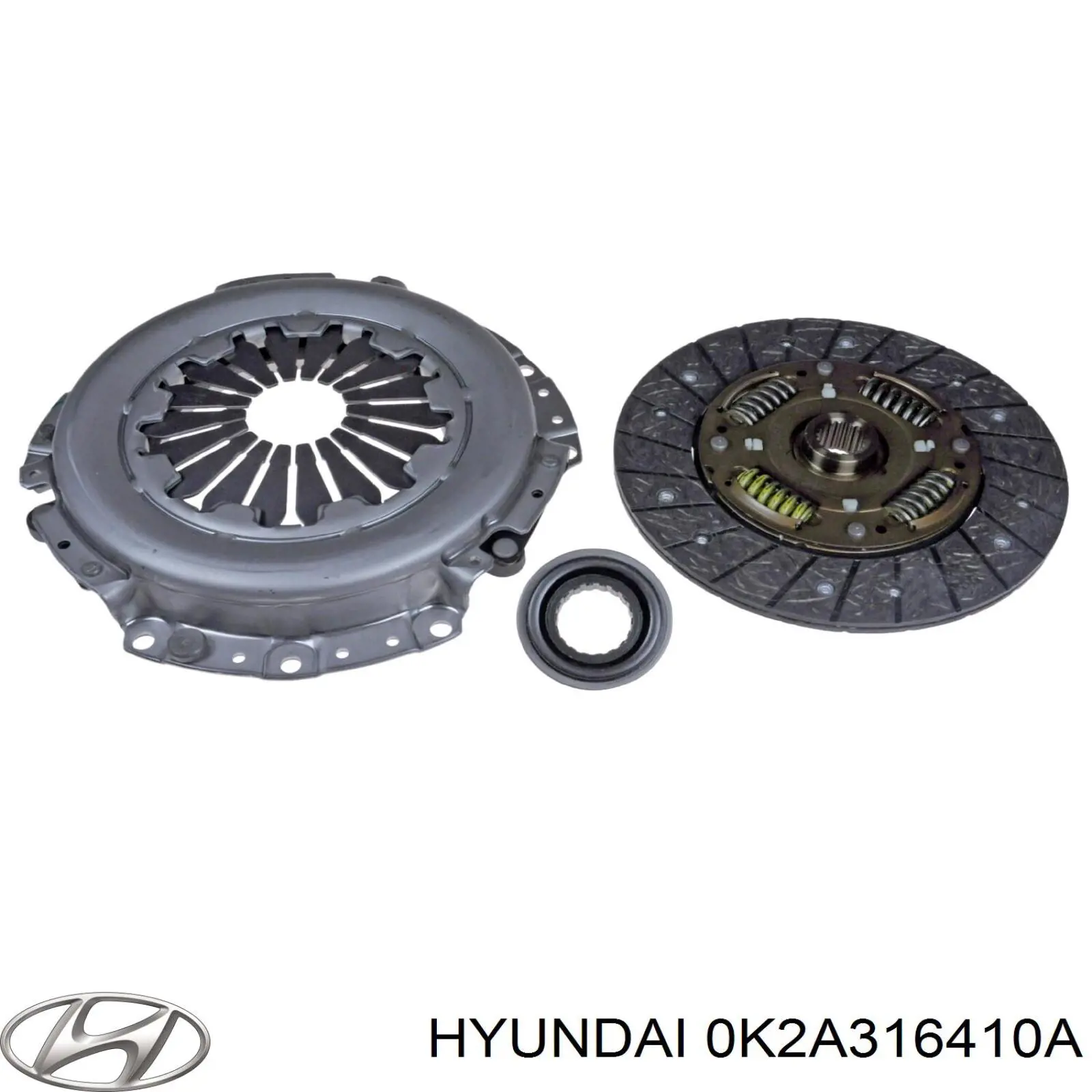 Корзина сцепления 0K2A316410A Hyundai/Kia