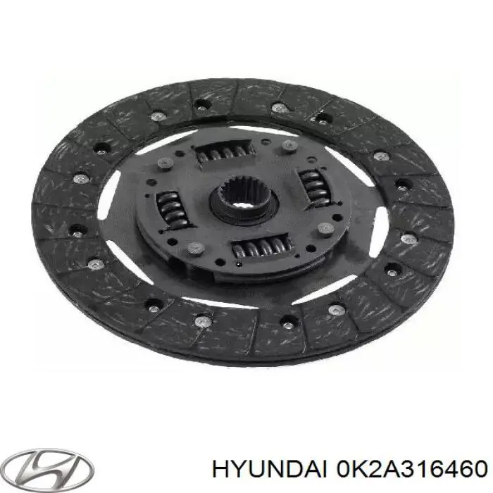 Диск сцепления Hyundai/Kia 0K2A316460 цена, от 36.63 USD