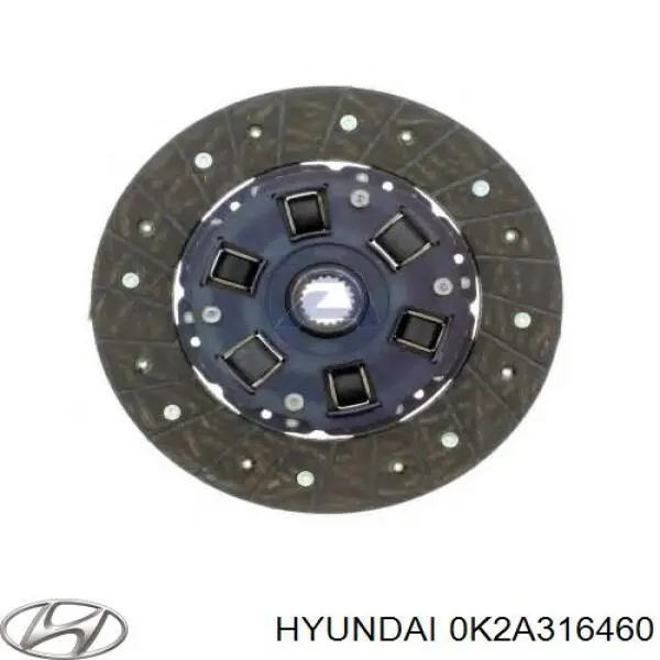 0K2A316460B Hyundai/Kia диск сцепления
