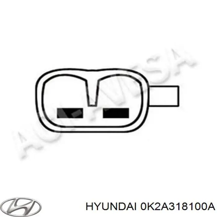 Катушка зажигания 0K2A318100A Hyundai/Kia