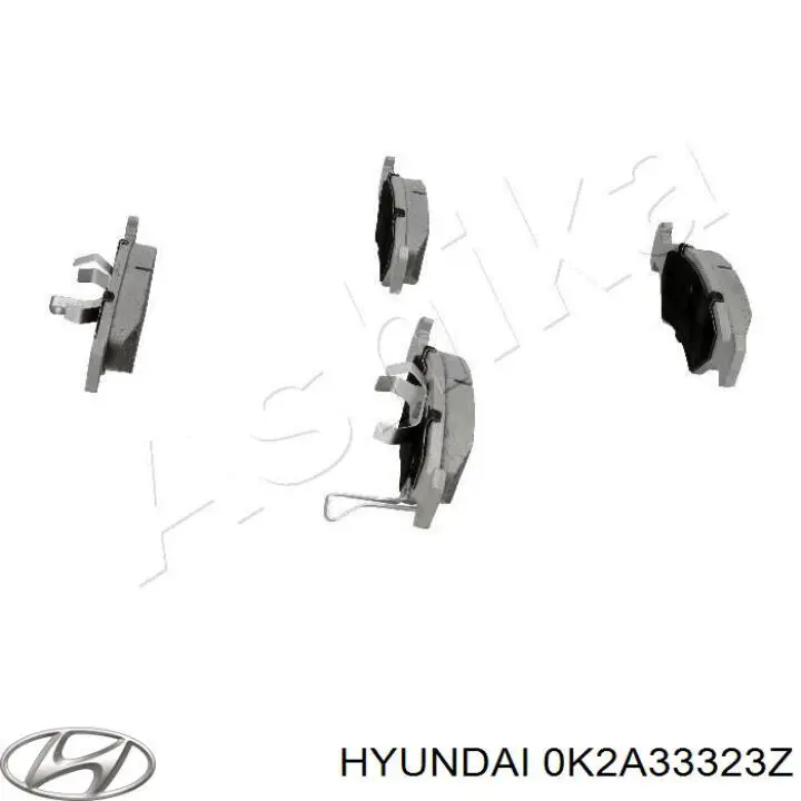 Купить 0K2A33323Z Hyundai/Kia Колодки тормозные