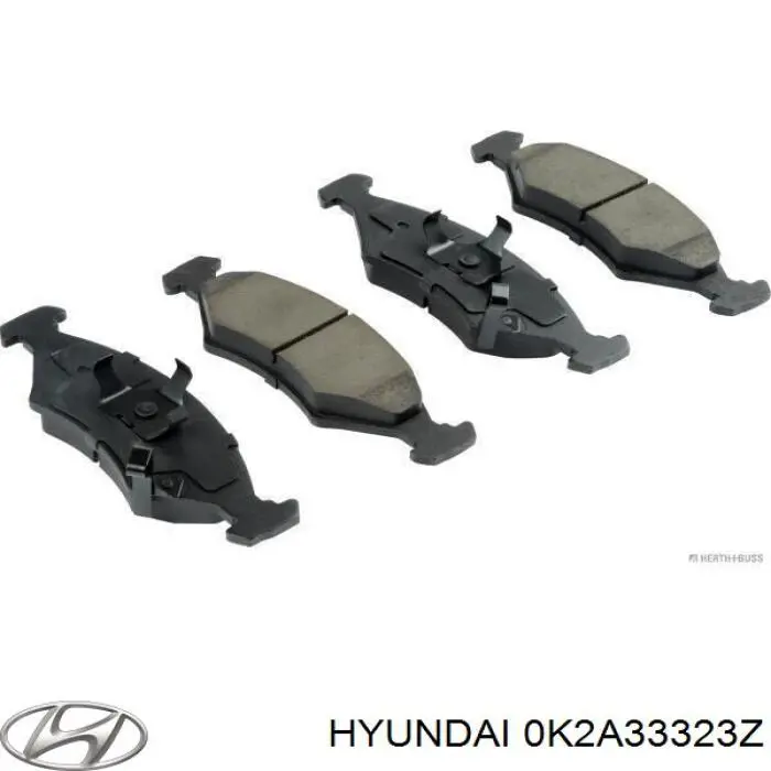 Передние тормозные колодки 0K2A33323Z Hyundai/Kia