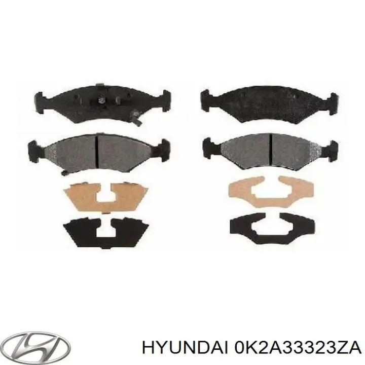 Колодки Hyundai/Kia 0K2A33323ZA цена, от 23.51 USD