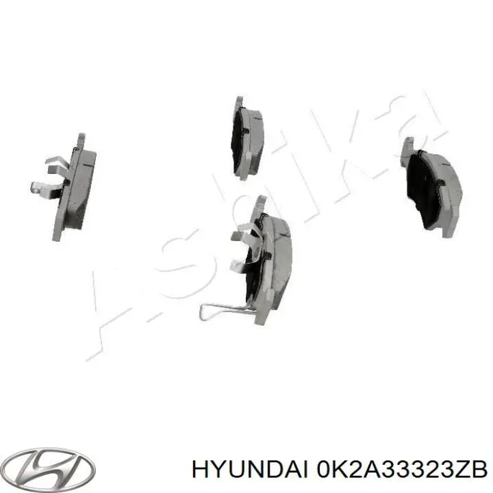 Купить 0K2A33323ZB Hyundai/Kia Колодки тормозные