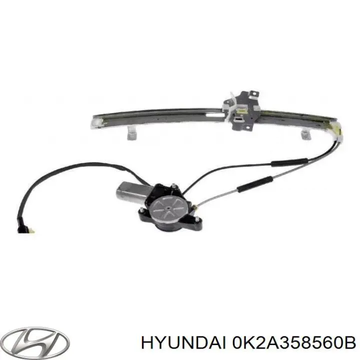 0K2A358560B Hyundai/Kia механизм стеклоподъемника двери передней правой