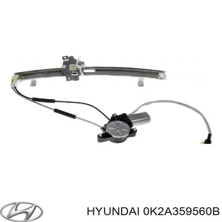 0K2A359560B Hyundai/Kia механизм стеклоподъемника двери передней левой