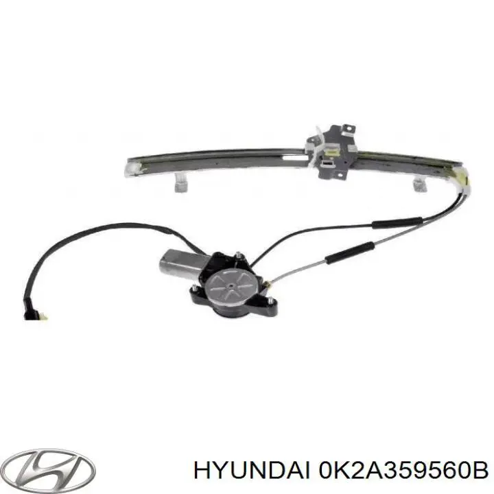 Купить 0K2A359560A Hyundai/Kia Подъемник механический ветрового стекла