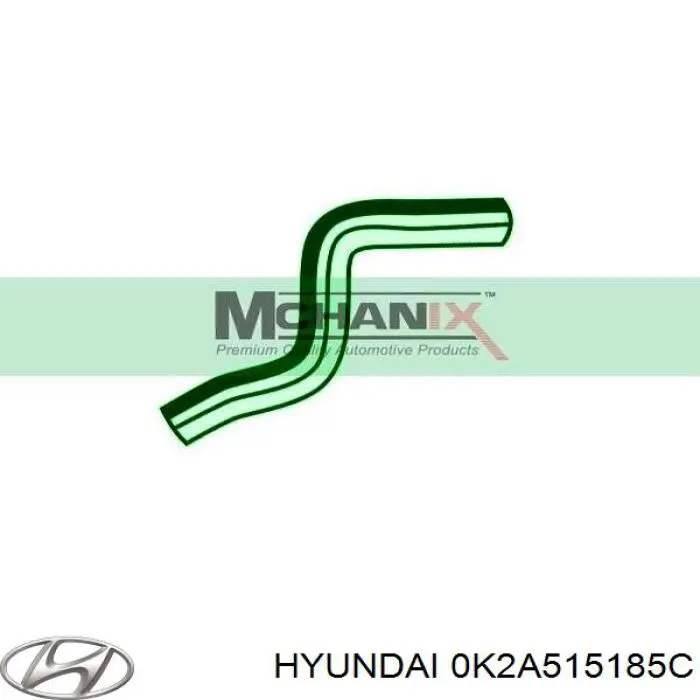 Шланг радиатора, нижний Hyundai/Kia 0K2A515185B цена, от 9.49 USD