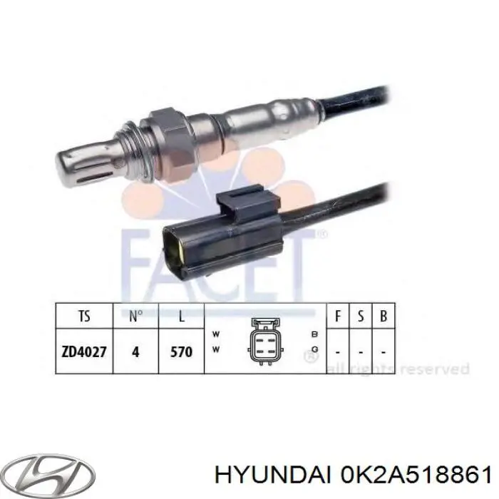  0K2A518861 Hyundai/Kia