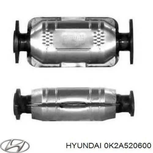 Катализатор 0K2A520600 Hyundai/Kia