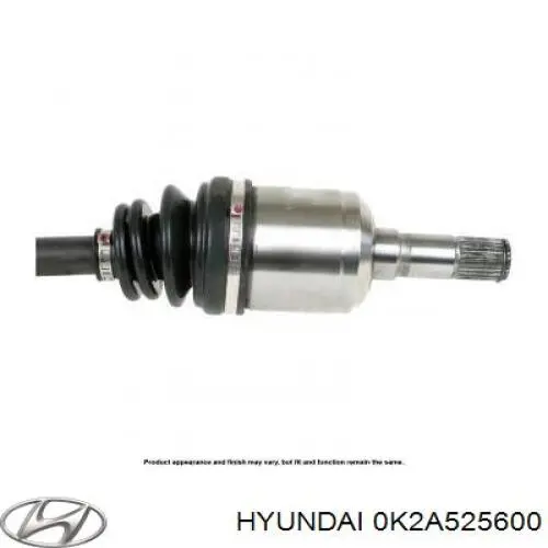 Полуось (привод) передняя левая K2A525600 Hyundai/Kia