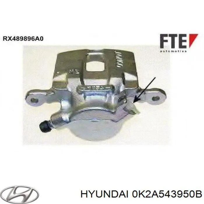 Усилитель тормозов 0K2A543950A Hyundai/Kia