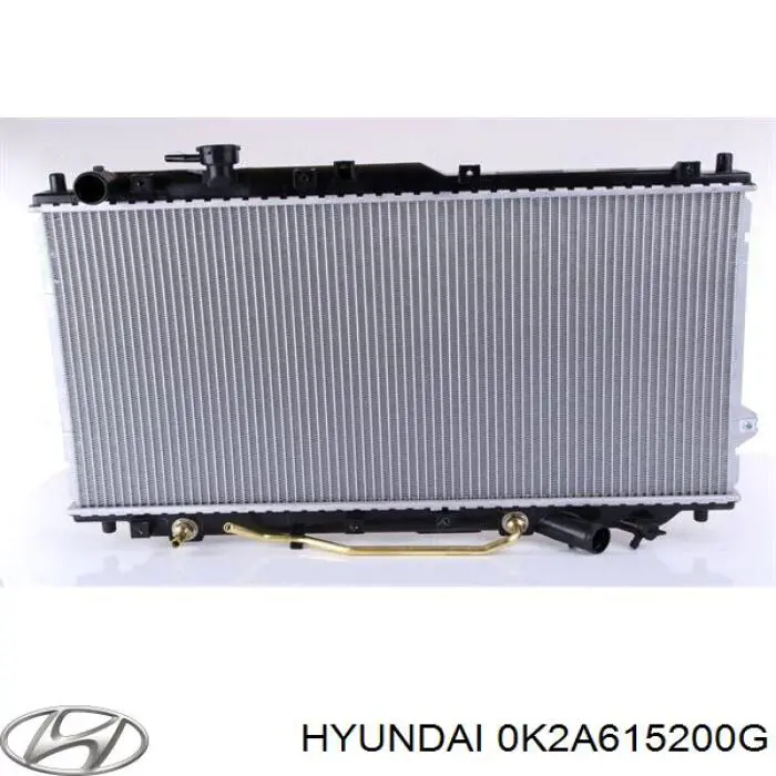 Радиатор 0K2A615200G Hyundai/Kia