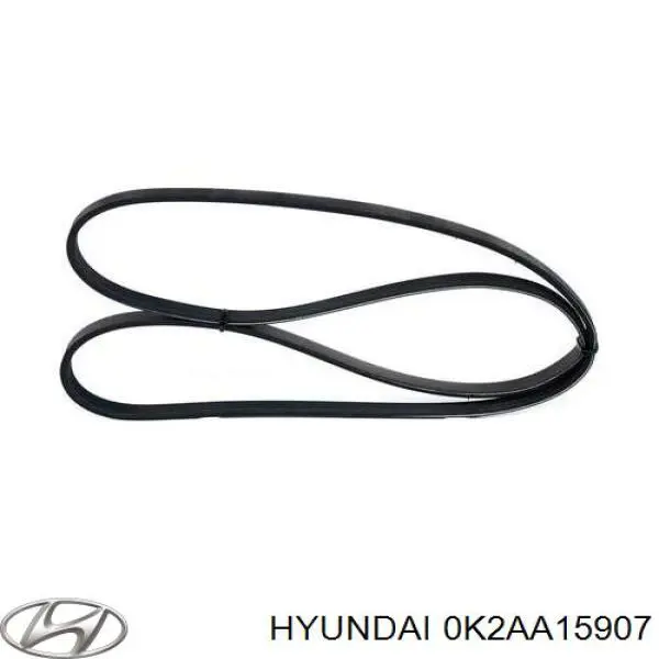 0K2AA15907 Hyundai/Kia Поликлиновый ремень