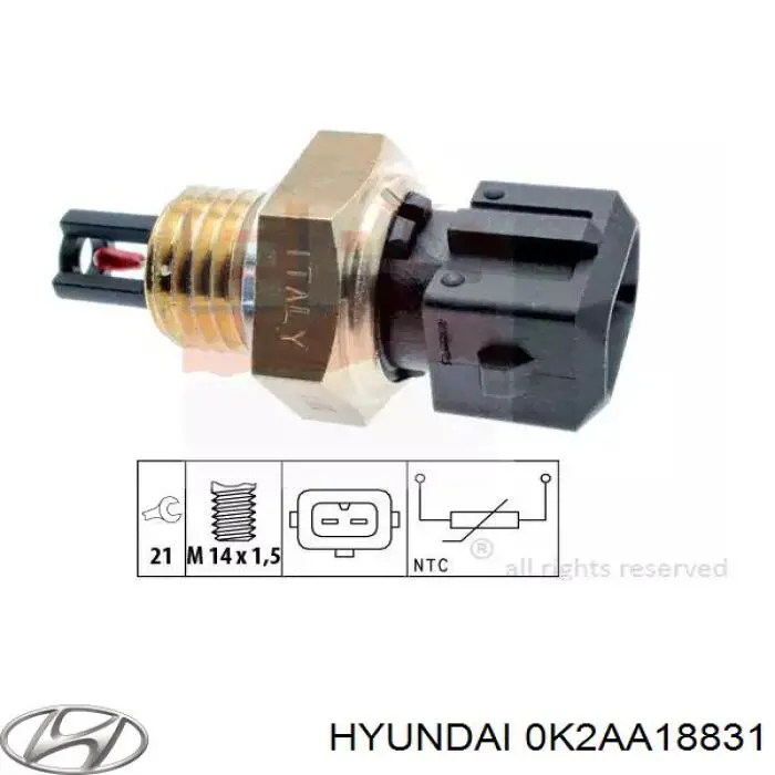  0K2AA18831 Hyundai/Kia