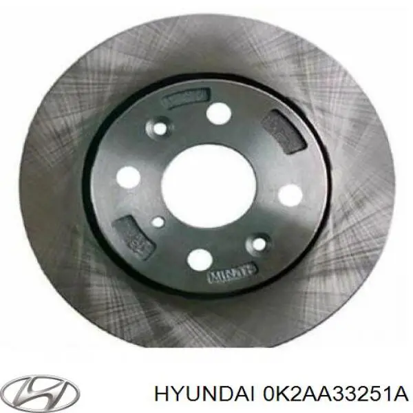 Тормоз дисковый передний Hyundai/Kia 0K2AA33251A цена, от 21.55 USD